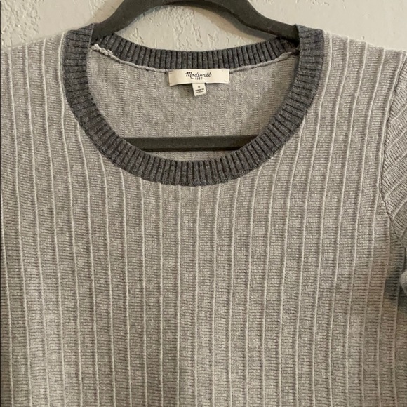 Madewell Ribbed Color Blocked Sweater - Picture 6 of 9
